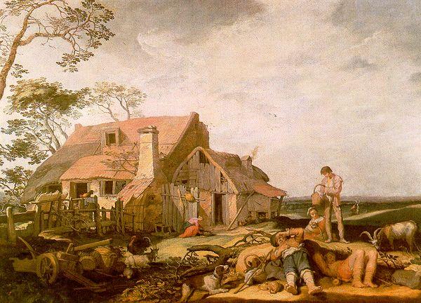 Abraham Bloemart Landscape with Peasants Resting